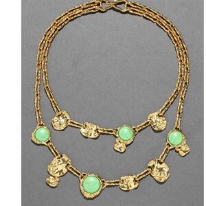 ALEXIS BITTAR
Brut Mojave Gold Ancient Coin Layered Necklace